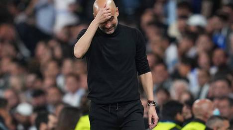 Auch im sechsten Anlauf mit Manchester City wird Pep Guardiola die Champions League wieder nicht gewinnen. Im Halbfinale gegen real Madrid ist Endstation.