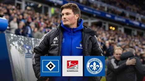 Der Hamburger SV kommt unter Interimstrainer Merlin Polzin gegen den SV Darmstadt nicht über ein Unentschieden hinaus.