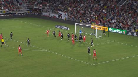 Die Neuzugänge Sadio Mané und Matthijs de Ligt feiern einen Einstand nach Maß beim FC Bayern. Beide treffen bei ihrem ersten Testspiel-Einsatz in den USA. 