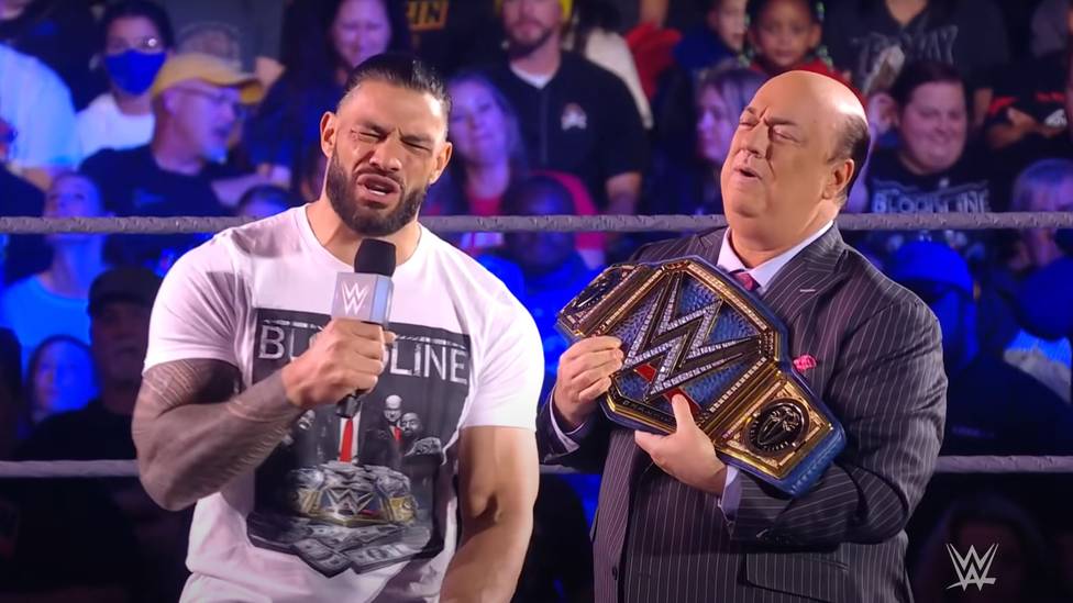 "Wenn meine Tage hier gezählt sind - und das könnte eher früher als später sein ...": WWE-Topstar Roman Reigns lässt bei SmackDown die Anmerkung fallen, dass er sich anderen Projekten widmen könnte.
