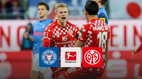 Der FSV Mainz 05 erteilt Holstein Kiel eine Lehrstunde. Nationalspieler Jonathan Burkardt trifft erneut und schließt damit zu Robert Lewandowski auf.