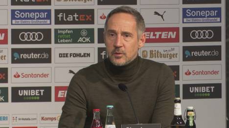 Für Adi Hütter war der Zeitpunkt des Rücktritts von Max Eberl keine Überraschung mehr, dennoch hat den Trainer die Entscheidung schwer getroffen.