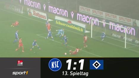 Der Hamburger SV verspielt mal wieder eine Führung. Ein Traumschlenzer von Kittel reicht gegen den KSC nicht zum Sieg.