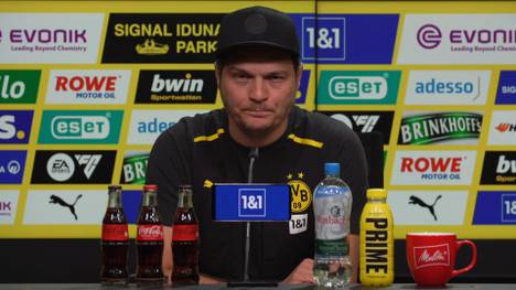 Am Samstag bestreitet Borussia Dortmund das Spitzenspiel beim FC Bayern München.  BVB-Trainer Edin Terzic erläutert die Personalsituation und hat sowohl gute als auch äußerst schlechte Nachrichten.