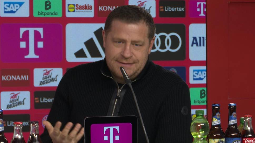 Bayerns Sportvorstand Max Eberl spricht über Talente, die den Weg beim FC Bayern München gehen wollen und geht dabei auch auf Bayern-Talent Adam Aznou ein.