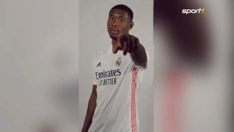 David Alaba stellt sich bei Real Madrid in einem Video auf Spanisch vor. Sein früherer Bayern-Teamkollege Javi Martínez macht sich über den Auftritt des Österreichers lustig.