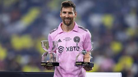 Weltmeister Lionel Messi hat seinen neuen Klub Inter Miami zum ersten Titel geführt. 