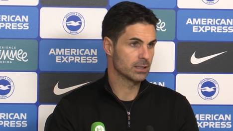 Der FC Arsenal kommt bei Brighton & Hove Albion nicht über ein Remis hinaus. Für Frust bei Trainer Mikel Arteta sorgt vor allem die Elfmeter-Entscheidung.