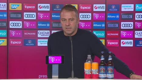 Hansi Flick spricht vor dem Spiel gegen Mainz 05 über die Entwicklung von Leroy Sané und gibt Auskunft darüber, wie er den Königstransfer weiter bei Laune halten will.