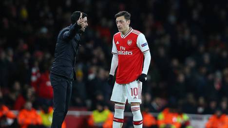 Mesut Özil hat in letzter Zeit überhaupt keine Rolle mehr beim FC Arsenal gespielt. Umso mehr überraschen die Abschiedsworte von Mikel Arteta.