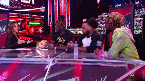 Bei der Webshow "RAW Talk" nach Monday Night RAW würdigen Xavier Woods und Kofi Kingston den verstorbenen Brodie Lee (Luke Harper).