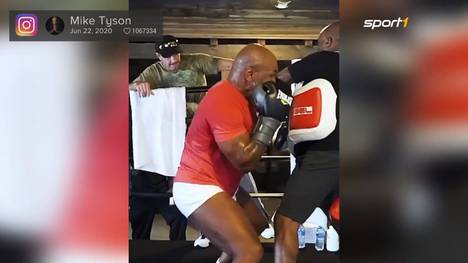 Mike Tyson meldet sich zurück: Der ehemalige Boxweltmeister schuftet weiterhin für sein Comeback und sorgt mit seinem neuen Boxvideo für Furore.
