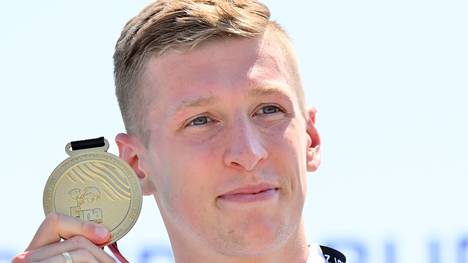 Schwimmstar Florian Wellbrock hat sein zweites Gold bei der WM in Budapest gewonnen.