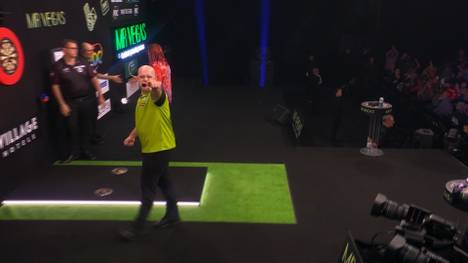 Michael van Gerwen schlägt Noa-Lynn van Leuven am ersten Spieltag des Grand Slam of Darts deutlich und fügt van Leuven einen White Wash zu.