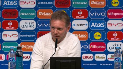 Vor dem Achtelfinale gegen Dänemark spricht Julian Nagelsmann über den Gegner und adelt seinen Trainerkollegen Kasper Hjulmand.