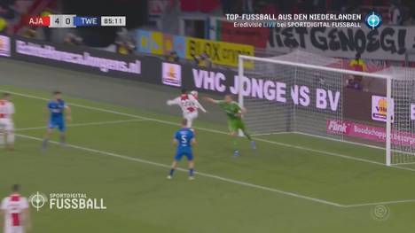 Sébastian Haller wechselt zum BVB. Nicht nur bei Ajax Amsterdam zeigte er sich torhungrig, auch bei Eintracht Frankfurt war das der Fall. Wegen Szenen wie diesen, hat der BVB zugeschlagen.