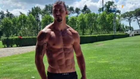 Dass Zlatan Ibrahimovic auch mit 40 Jahren noch eine Maschine ist, ist klar. Nun schockte er aber mit einem extremen Workout auf Instagram.