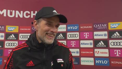  Bayern-Trainer Thomas Tuchel scherzt über seinen Erfolg bei Debüts für neue Vereine.