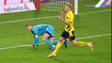 Borussia Dortmund verliert im deutschen Supercup gegen den FC Bayern München. Nach der Partie lobte BVB-Stürmer Erling Haaland Bayern-Keeper Manuel Neuer für seine Leistungen. 