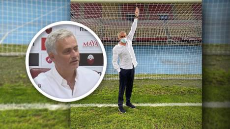 Ein Tor mit den richtigen Maßen würde dem Spiel gut tun: Die Tottenham Hotspur treffen in Mazedonien auf irreguläre Bedingungen. José Mourinho spricht über die kuriose Panne.