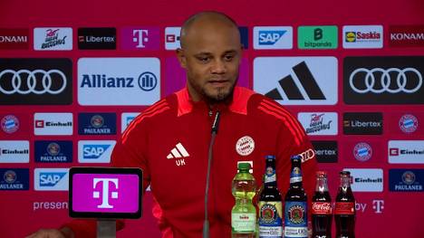 Vincent Kompany hat auf der Pressekonferenz vor der Partie gegen Hoffenheim über die Verletzten-Situation im Klub gesprochen.