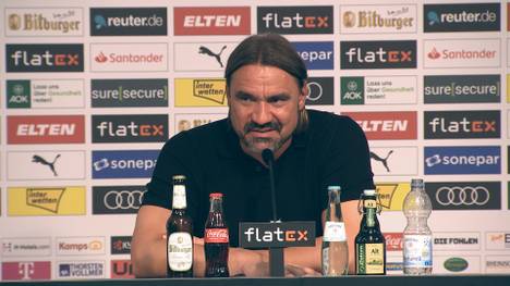Überraschende Aussagen von Daniel Farke. Trotz des 1:0-Sieges gegen die Hertha, gibt der Gladbacher Trainer zu, dass er seine Spieler "von oben bis unten durch beleidigt" hat.