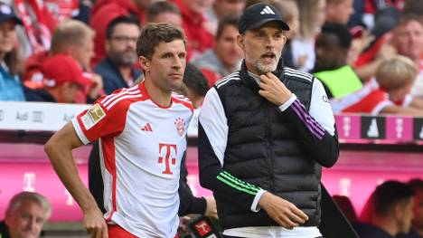 Trotz Super-Vorlage in der Champions League erhält Thomas Müller von seinem Trainer Thomas Tuchel nicht immer das volle Vertrauen.