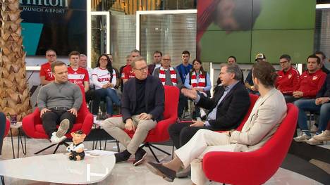 Nach seinem Doppelpack gegen Wolfsburg bricht die Runde im STAHLWERK Doppelpass eine Lanze für Leon Goretzka.