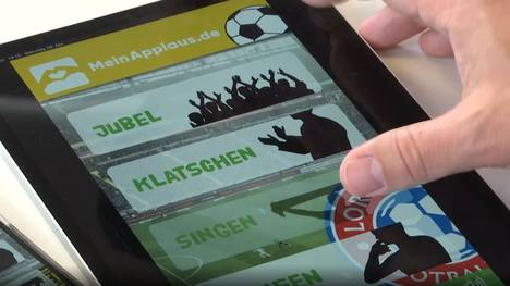 Die Fan-App MeinApplaus.de will bei Geisterspielen für Stimmung bei den Fans zuhause sorgen – per Handy und Tablet. Von den Zuschauern während der Live-Übertragung selbst gesteuert, um Verein und Spieler gebührend anzufeuern. 