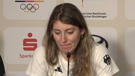 Luisa Geiselsöder äußerte ich im Rahmen einer Pressekonferenz zum Ausscheiden der deutschen Basketballerinnen und dazu, ob man damit gerechnet hätte, so weit zu kommen