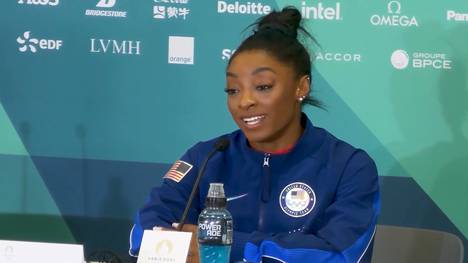 Simone Biles holt im Sprung ihre dritte Goldmedaille bei den Olympischen Spielen in Paris und schickt anschließend eine Botschaft an ihre Kritiker aus den sozialen Netzwerken.