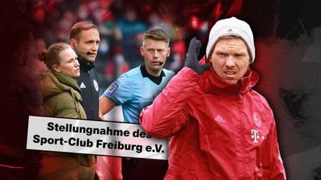 Nach der Wechsel-Panne im Spiel der Bayern gegen den SC Freiburg, legt dieser Einspruch ein. Bayern-Trainer Julian Nagelsmann kann die Reaktion der Freiburger nicht verstehen und reagiert irritiert. 