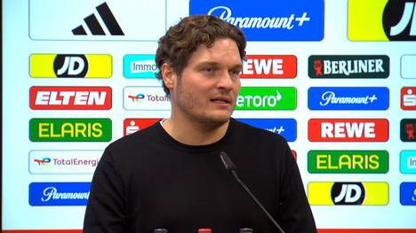 Dortmund-Trainer Edin Terzic spricht auf der Pressekonferenz nach dem Sieg gegen den 1. FC Union Berlin über Karim Adeyemi.