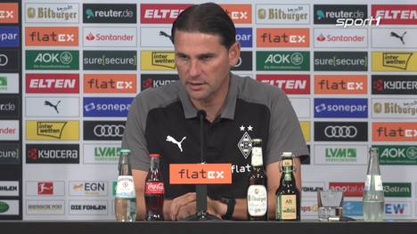 Wird Gladbachs Keeper, Jonas Omlin, länger ausfallen? Ist eine OP nötig? Trainer Gerardo Seoane gibt seine Einschätzung auf der Pressekonferenz vor dem Spiel gegen den FC Bayern München. 