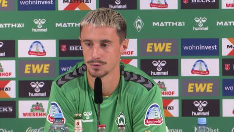 Werder Bremens Kapitän Marco Friedl hat auf einer Pressekonferenz Bayern-Neuzugang Harry Kane geadelt.