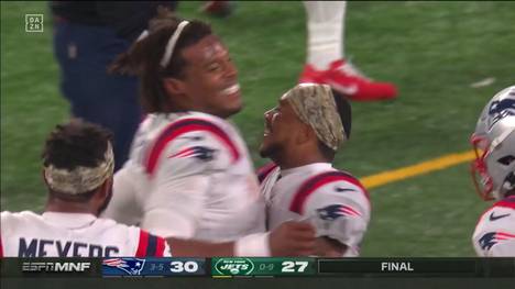 Die New England Patriots haben ihre Negativserie beendet und bei den Jets einen Last-Minute-Sieg eingefahren.