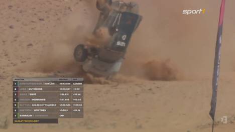 Claudia Hürtgen sorgt für einen Schreckmoment und überschlägt ihren Rennwagen beim Qualifying in Saudi Arabien mehrfach. Die Fahrerin bleibt unverletzt.