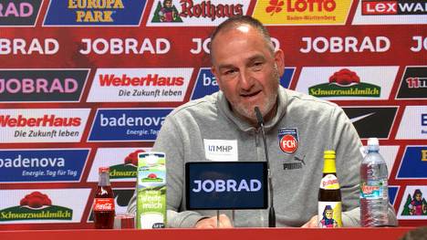 Nach dem Spiel des 1. FC Heidenheim gegen den SC Freiburg spricht Heidenheim-Trainer Frank Schmidt über die Partie.