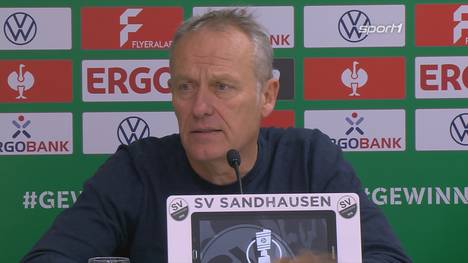Der SC Freiburg tat sich bisher in jeder Runde des DFB-Pokals schwer - kein Wunder, wenn es nach Trainer Christian Streich geht.