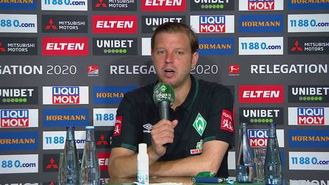 Werder Bremen muss weiter um den Klassenerhalt zittern. Trainer Florian Kohfeldt ist enttäuscht von der schlechten Leistung.