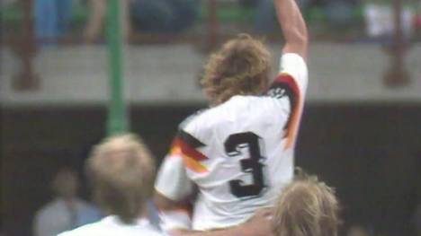 Sein Tor machte Deutschland 1990 zum Weltmeister. Nun ist die Legende Andreas Brehme überraschend gestorben. SPORT1 zeigt seine schönsten Momente im Deutschland-Trikot. 