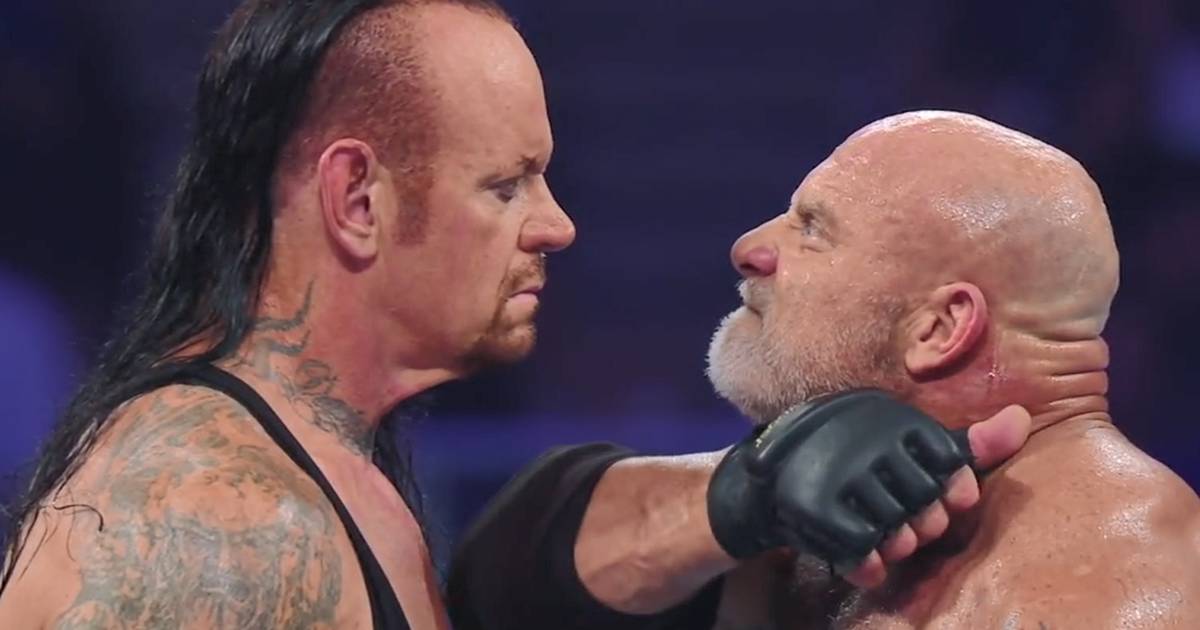 Image result for undertaker vs goldberg