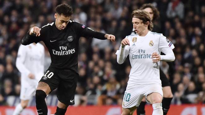  The path of Neymar (left) will not lead at the moment to Real Madrid 