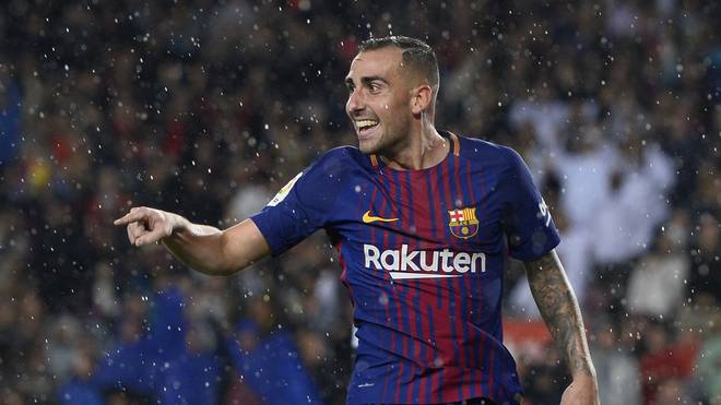  Spaniard Stürmer Paco Alcacer vom FC Barcelona Könnte zu Borussia Dortmund Wechseln 